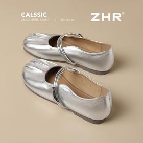 ZHR则则法式优雅平底玛丽珍鞋女2026新款洋气轻便爆款超软公主鞋