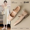 ZHR玛丽珍鞋女2025新款法式圆头浅口单鞋女时尚百搭平底ins小皮鞋 商品缩略图2