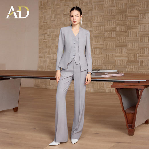 AD高端品牌西装套装女春2026新款高级感职业装马甲西裤穿搭一整套 商品图3