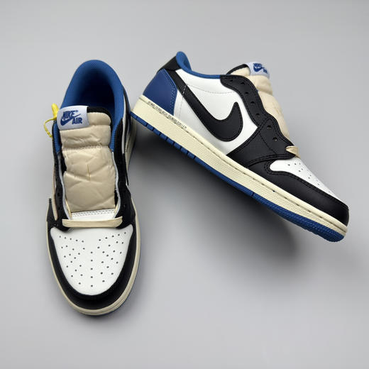 春季特惠💰430 公司级 # Travis Scott x Air Jordan 1 AJ1乔1低帮倒钩 商品图2