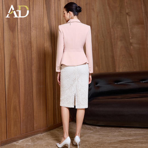 AD高端品牌西装套装女春季2026新款轻奢高级感重要场合两件套裙子 商品图4