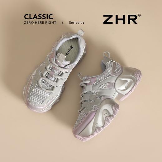 ZHR则则小个子厚底老爹鞋春秋爆款高颜值运动休闲鞋百搭女 商品图9