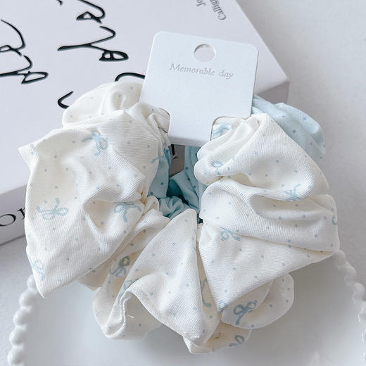 简约百搭清新双色对圈对装发圈-纪念日百货门店同款169452213 商品图2