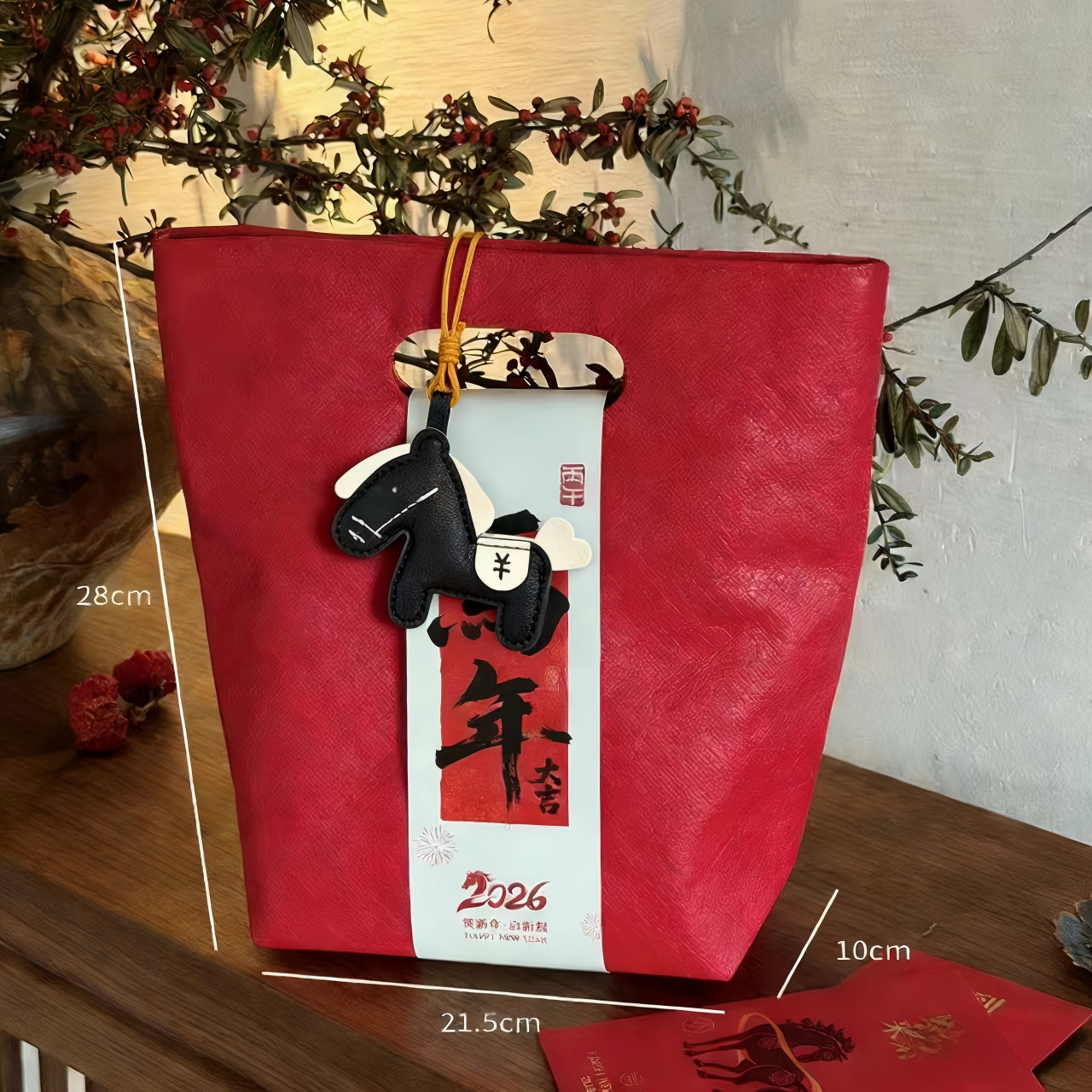 马年手拎袋（带挂件）