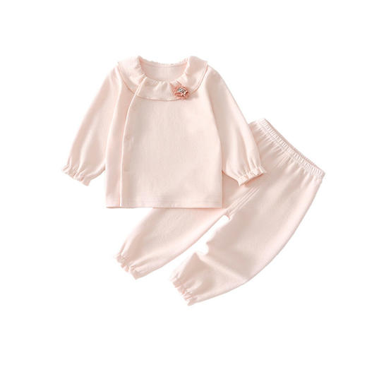 婴儿套装女宝宝家居服春季秋衣套装小月龄分体外出 商品图4
