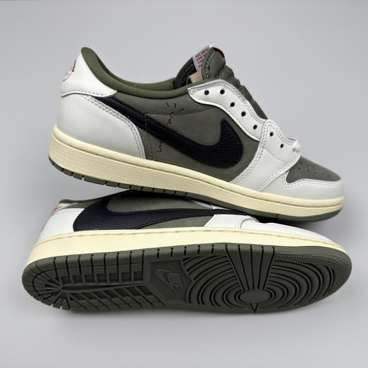 春季特惠💰430 公司级 # Travis Scott x Air Jordan 1 AJ1乔1低帮倒钩 商品图3