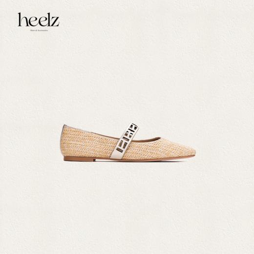 heelz设计师鞋履 | 拉菲草圆头繁花玛丽珍 0.8公分 商品图0