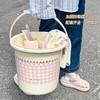 【宿舍洗漱套装❗一套搞定】法式甜心脸盆水桶套装多巴胺加厚洗衣盆泡脚盆家用学生宿舍洗漱。rg 商品缩略图3