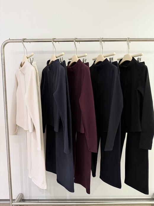 Lu小立领蛋白瑜伽式显瘦保暖套装 商品图6