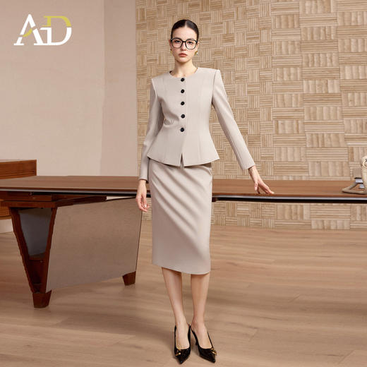 AD高知得体职业装套装女春季2026新款轻奢高级感穿搭正式场合裙子 商品图3