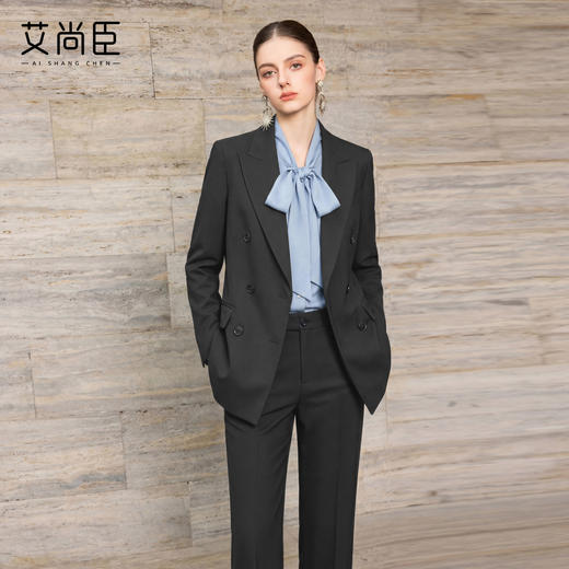 艾尚臣oversize西服外套高智设计感通勤职业装西装套装女气质正装 商品图3