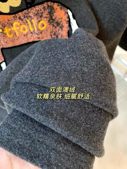 老米优品🎈3-5天《花朵小马🐎刺绣短袖澳绒tee 》重工刺绣，双面澳绒云朵般轻暖舒适~T260226B 商品图4