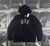 原单正品 GAP logo抓绒贴布绣连帽衫卫衣，男女同款，内里薄绒 胸前刺绣logo设计，经典百搭款！
黑 灰两色 尺码S - XL 版型宽松 商品缩略图1