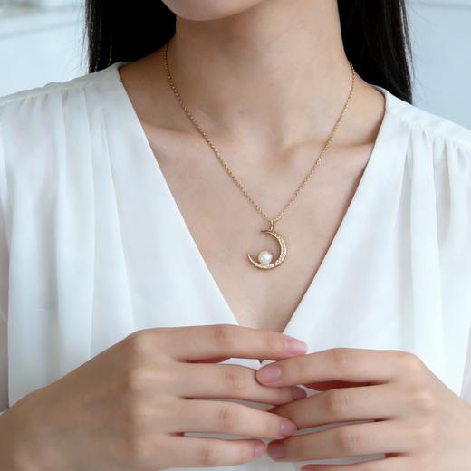 “3.8女神节 送礼佳选”AOFI 珠韵淡水珍珠系列 珍珠戒指/珍珠耳钉/珍珠项链 气质时尚 多款可选 商品图9