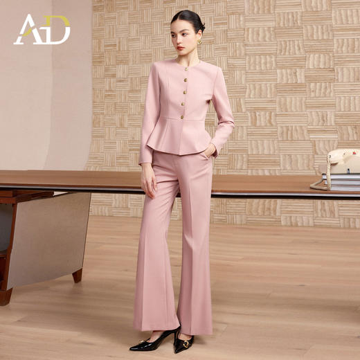 AD高端品牌西装阔腿裤两件套女春新款高级感大女主职场穿搭一整套 商品图1