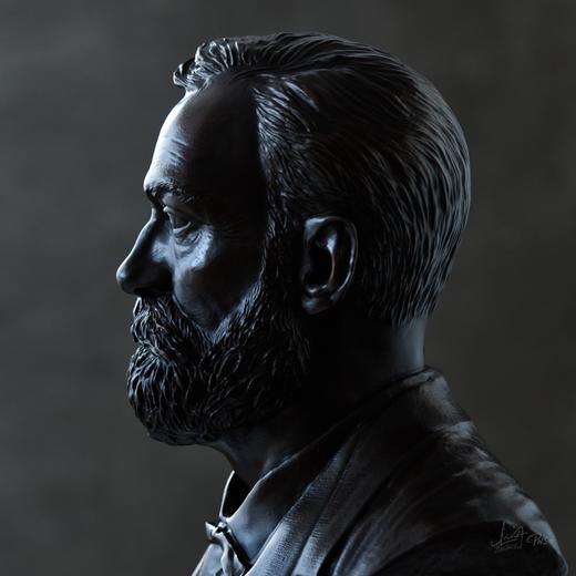 PNSO科学家青铜艺术雕像 商品图8