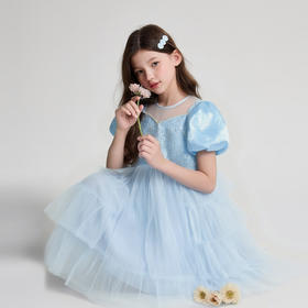 笛莎/Deesha 2026年夏季新款女童中大童精致公主连衣裙裙子