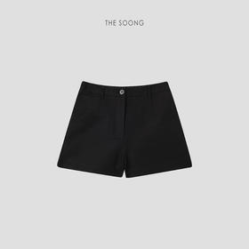 THESOONG|"藏胯显瘦"定制高密棉混纺双层压边舒适直筒短裤HWKZ8758