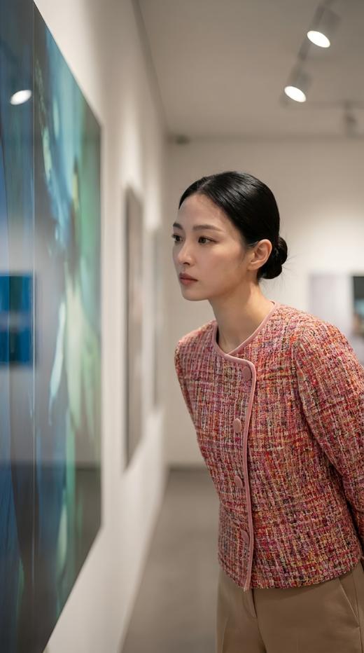 新中式拼色圆领卷边国风外套 商品图4