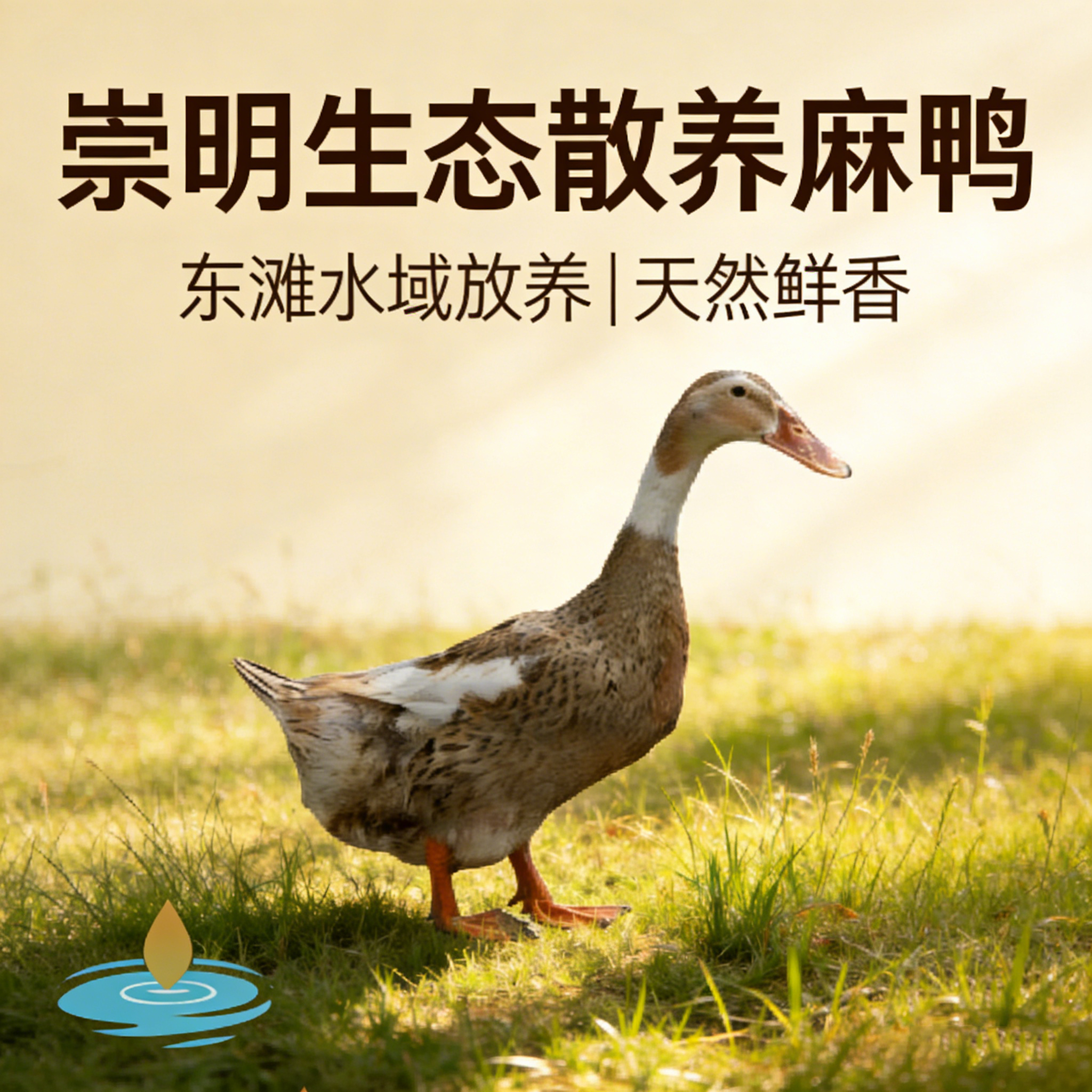 东滩林下散养麻鸭