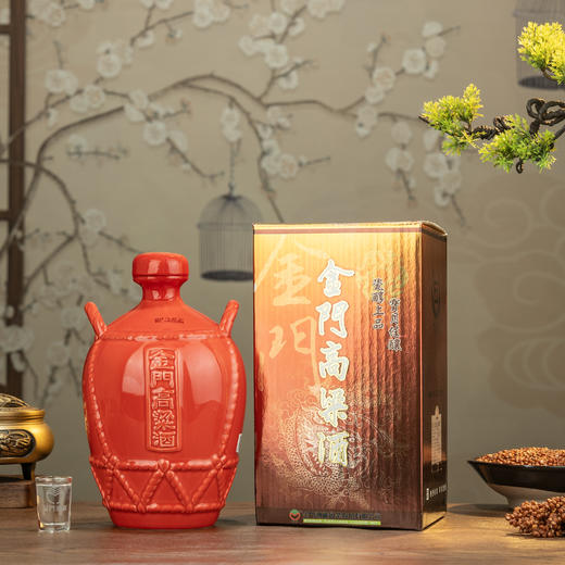 台湾金门高粱酒 红坛一公升装 2坛 6坛整箱装 商品图6