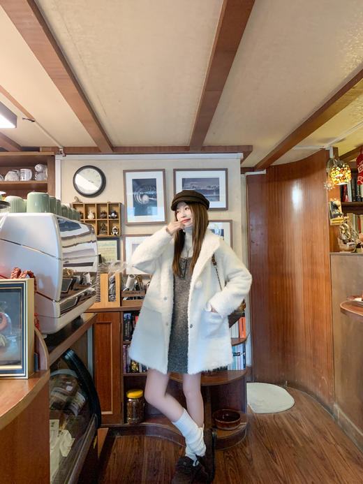 <曾小咸推荐>3.1现货秒杀！微信超特价！韩系保暖连帽毛毛外套 日常389.99 立减220 秒杀169.99！ 商品图9