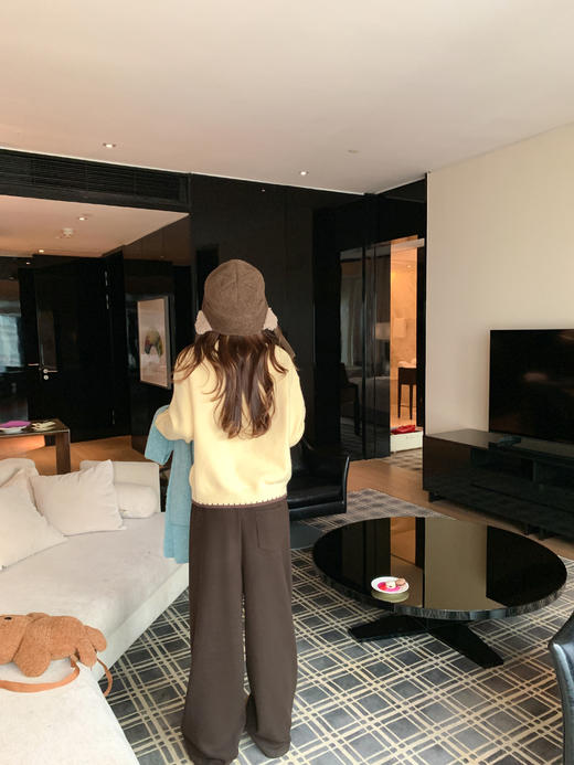 <曾小咸推荐>3.1现货秒杀！微信超特价！韩系奶fufu黄色圆领毛衣 日常219.99 立减130 秒杀89.99！加绒休闲裤89.99秒！ 商品图7