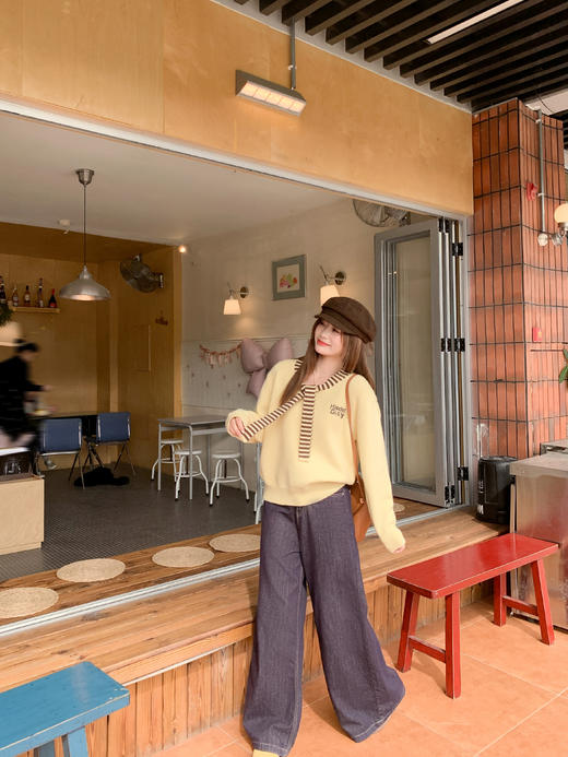 <曾小咸推荐>3.1现货秒杀！微信超特价！韩系学院风假两件毛衣 日常189.99 立减80 秒杀89.99！ 商品图11