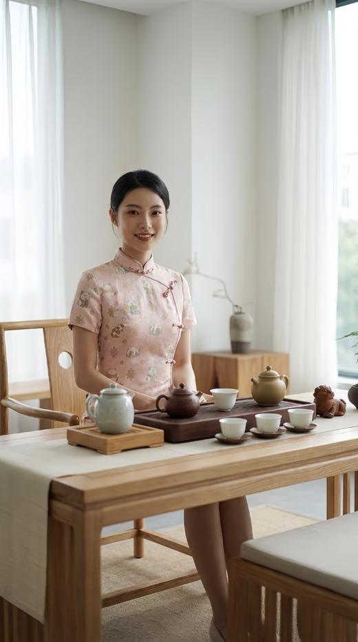 LIN XN 小A国风旗袍 商品图8