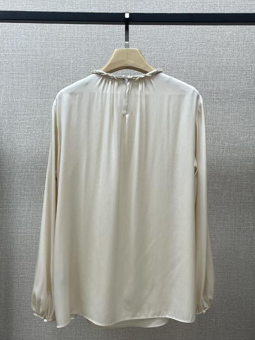 设计师珍珠领衬衣 商品图5