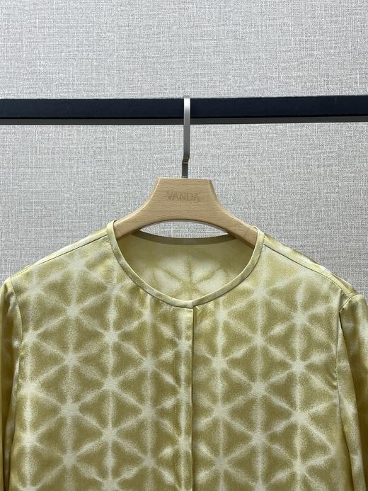 设计师蝴蝶缎面上衣 商品图7