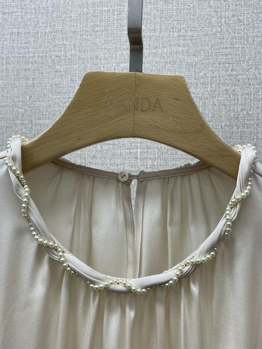 设计师珍珠领衬衣 商品图2