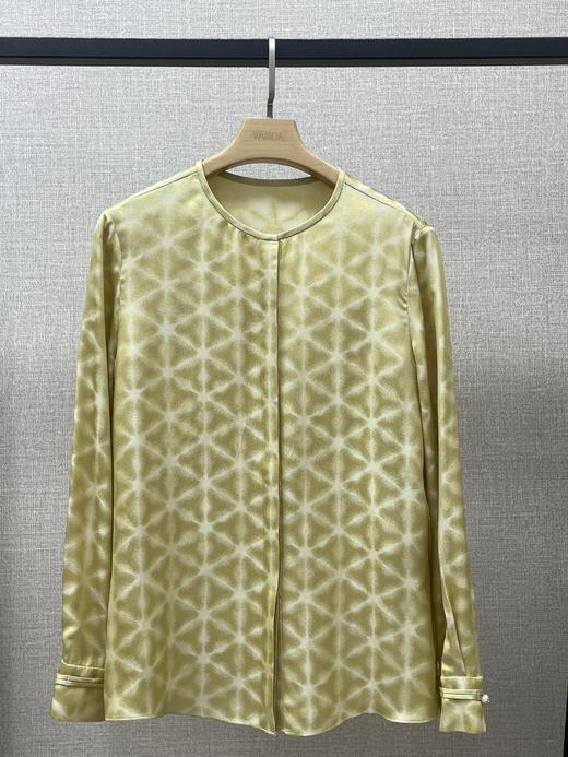 设计师蝴蝶缎面上衣 商品图6