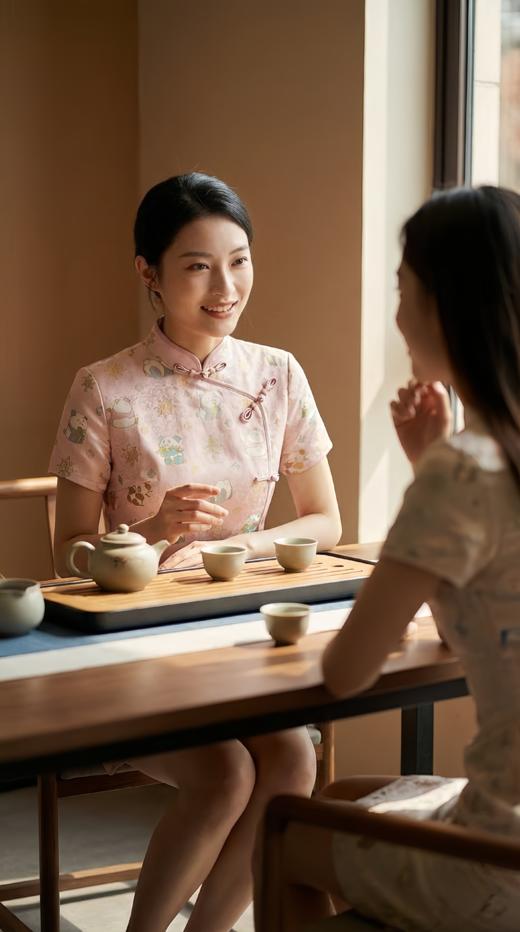 LIN XN 小A国风旗袍 商品图3