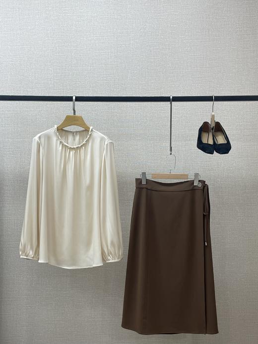 设计师珍珠领衬衣 商品图6