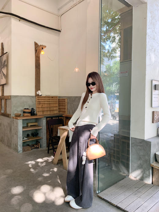 <曾小咸推荐>2.28现货秒杀！微信超特价！高级感修身针织衫 日常169.99 立减80 秒杀89.99！ 商品图7