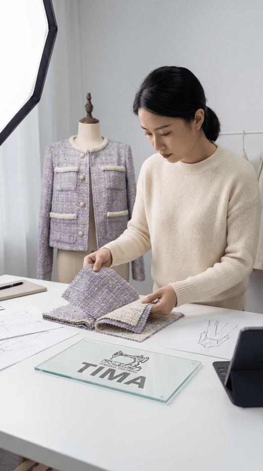 圆领重工钉珠四包小香外套 商品图1