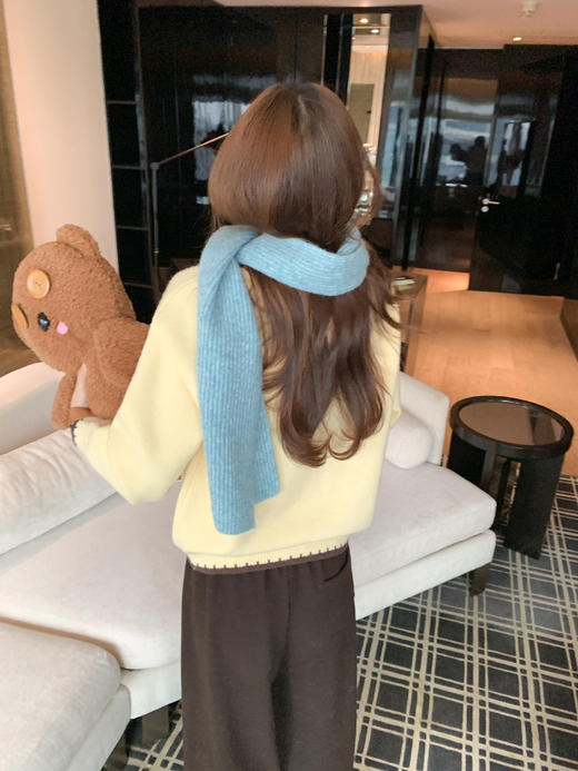 <曾小咸推荐>3.1现货秒杀！微信超特价！韩系奶fufu黄色圆领毛衣 日常219.99 立减130 秒杀89.99！加绒休闲裤89.99秒！ 商品图11