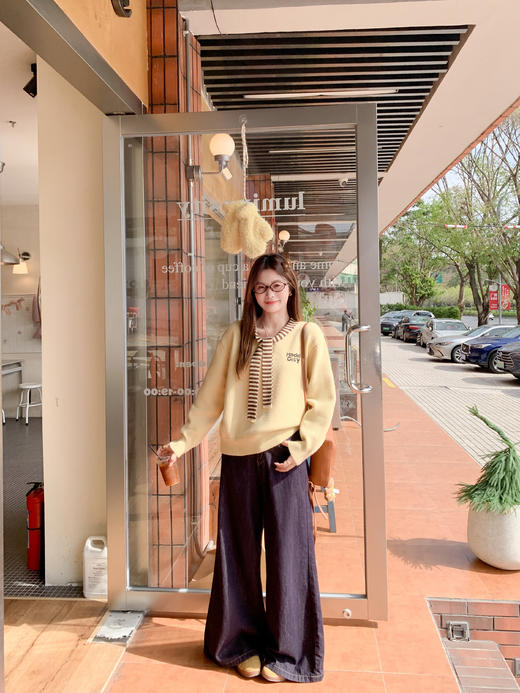 <曾小咸推荐>3.1现货秒杀！微信超特价！韩系学院风假两件毛衣 日常189.99 立减80 秒杀89.99！ 商品图5