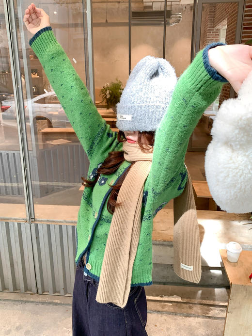 <曾小咸推荐>3.1现货秒杀！微信超特价！韩系提花百搭毛衣开衫 日常209.99 立减120 秒杀89.99！ 商品图12