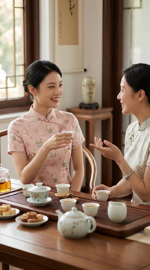 LIN XN 小A国风旗袍 商品图5