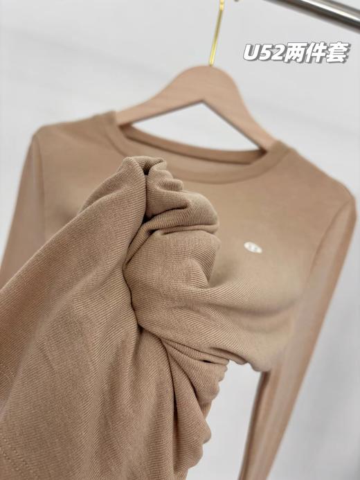 F022708新款双面云感塑型长袖T+瑜伽裤套装 商品图10