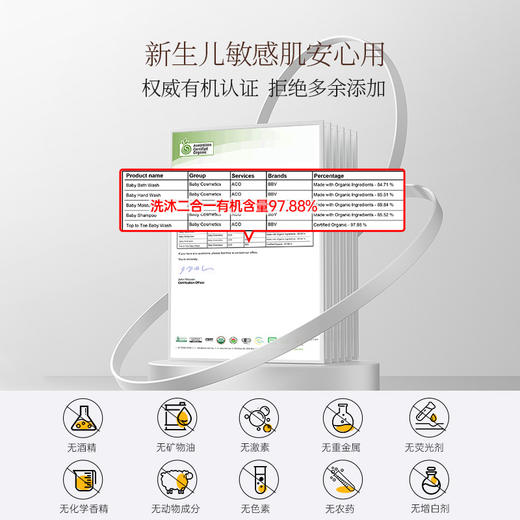 【澳洲直邮 请实名下单 收件人填写完整姓名】BBV金盏花洗发沐浴二合一250ml*2瓶  发货后不支持七天无理由哦！ 商品图3