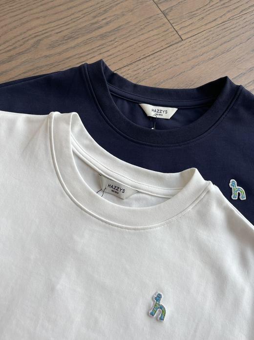 点此购买 哈吉斯春夏季女士简约圆领短袖T恤 mp 341013 商品图13