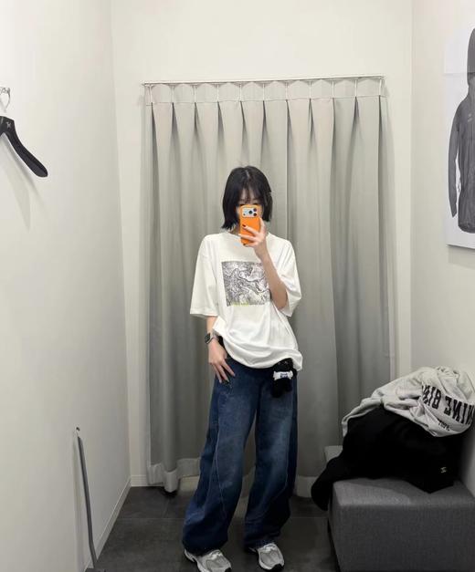 F022764新春限定植绒毛茸1996标语时尚短袖T恤 商品图5