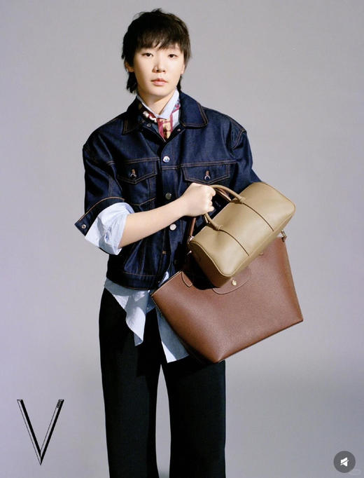 王曼昱同款Longcham*p epure大号元宝托特包 商品图3