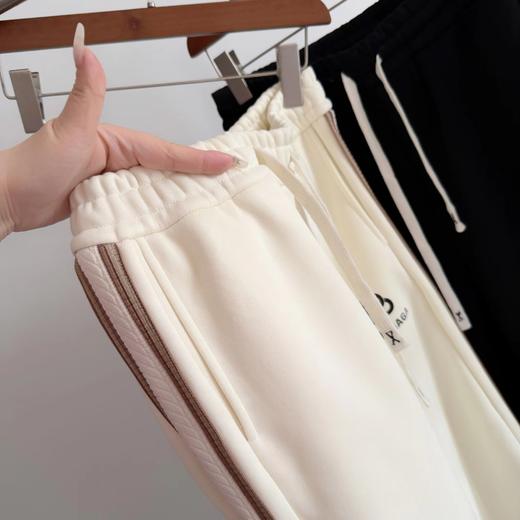 F022739早春抽绳设计卫裤宽松直筒裤拖地长裤 商品图12