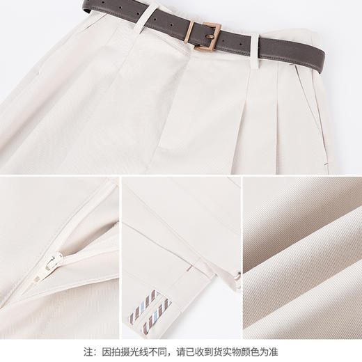 【商场同款】CNT6342  “ 2色休闲裤 ” 简约好穿 好搭不挑人 米色/藏蓝色 商品图8