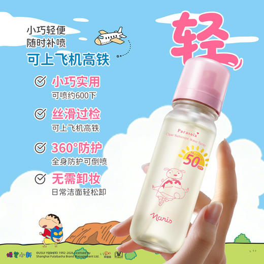 【娜丽丝防晒喷雾】能上飞机的防水防晒喷雾！水雾细腻，冰爽凉感！成膜快，清爽不闷痘！【12岁以上可用】 商品图8