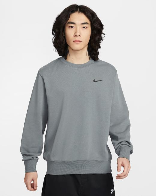 Nike 耐克Club 男子法式毛圈图案圆领上衣IR0104-084 商品图1